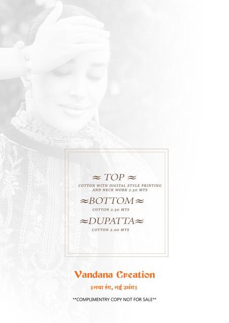Vandana ruhani vol-38 cotton dress material designs in pune city wholesale shop